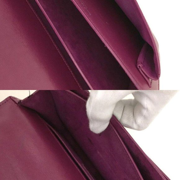 Saint Laurent Calfskin Medium Monogram Sunset Purple - Picture 10 of 11